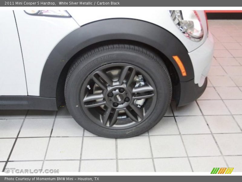 White Silver Metallic / Carbon Black 2011 Mini Cooper S Hardtop