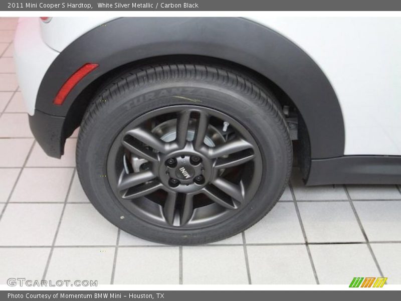 White Silver Metallic / Carbon Black 2011 Mini Cooper S Hardtop