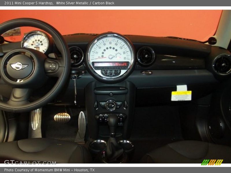 White Silver Metallic / Carbon Black 2011 Mini Cooper S Hardtop