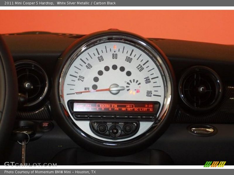 White Silver Metallic / Carbon Black 2011 Mini Cooper S Hardtop