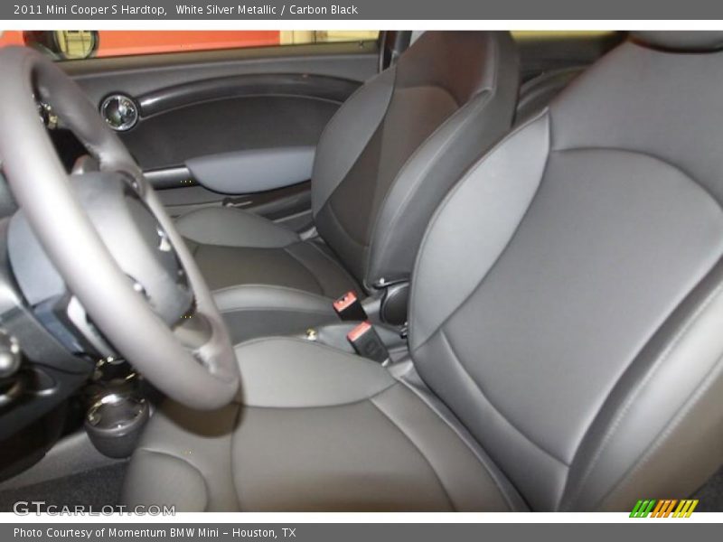 White Silver Metallic / Carbon Black 2011 Mini Cooper S Hardtop