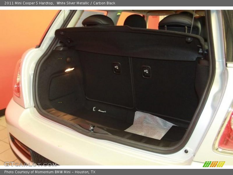 White Silver Metallic / Carbon Black 2011 Mini Cooper S Hardtop