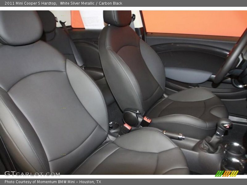 White Silver Metallic / Carbon Black 2011 Mini Cooper S Hardtop
