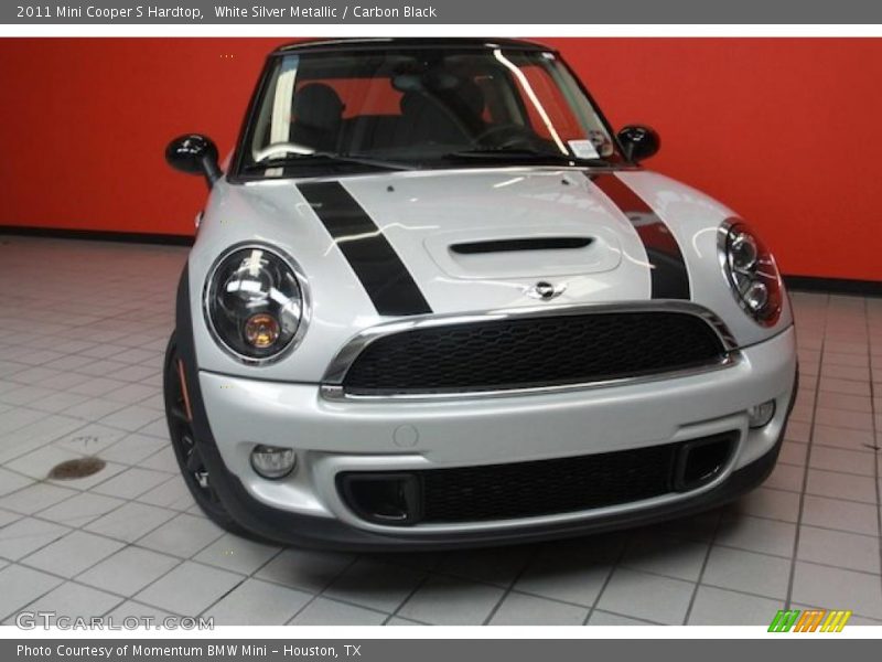 White Silver Metallic / Carbon Black 2011 Mini Cooper S Hardtop