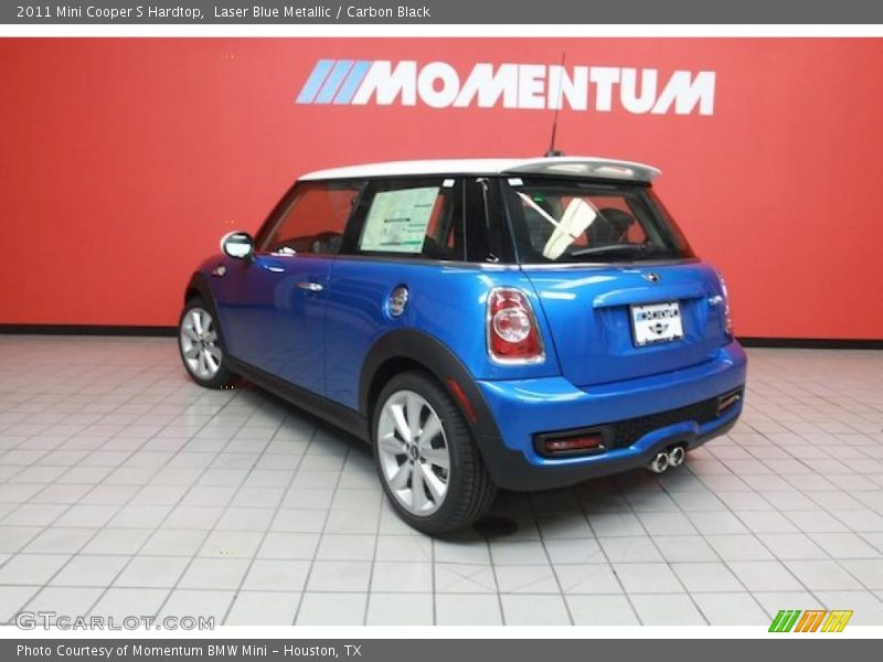 Laser Blue Metallic / Carbon Black 2011 Mini Cooper S Hardtop