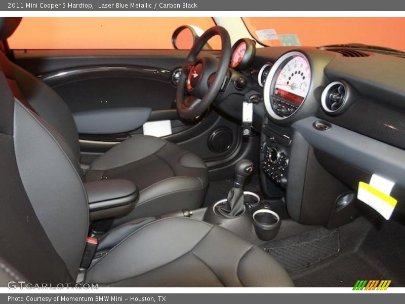 Laser Blue Metallic / Carbon Black 2011 Mini Cooper S Hardtop