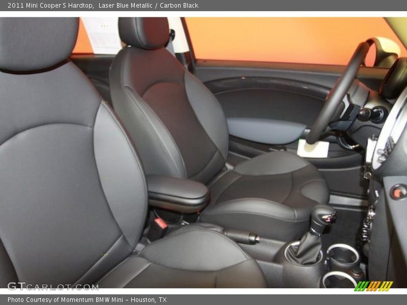 Laser Blue Metallic / Carbon Black 2011 Mini Cooper S Hardtop
