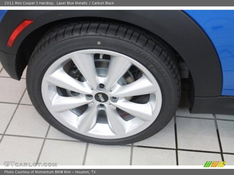 Laser Blue Metallic / Carbon Black 2011 Mini Cooper S Hardtop
