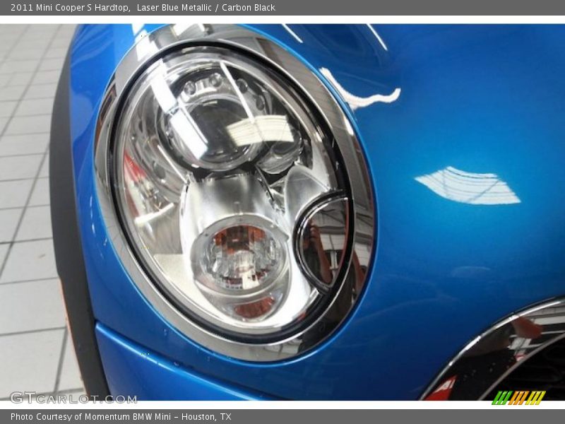 Laser Blue Metallic / Carbon Black 2011 Mini Cooper S Hardtop