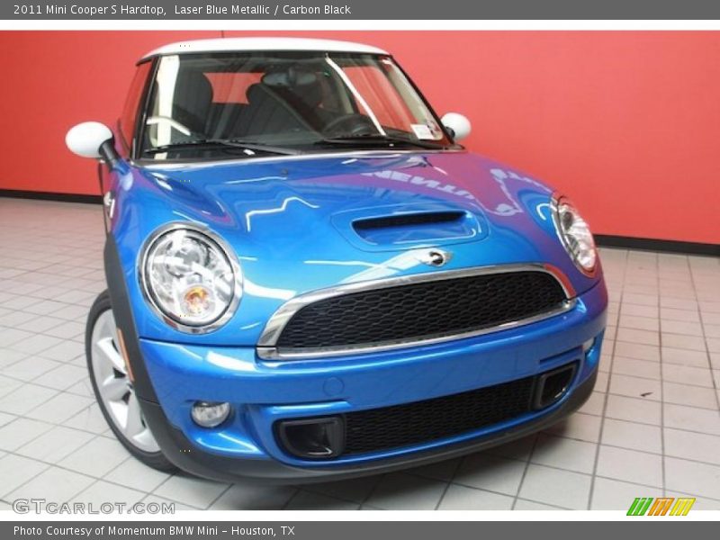Laser Blue Metallic / Carbon Black 2011 Mini Cooper S Hardtop