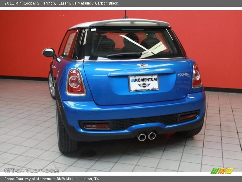 Laser Blue Metallic / Carbon Black 2011 Mini Cooper S Hardtop