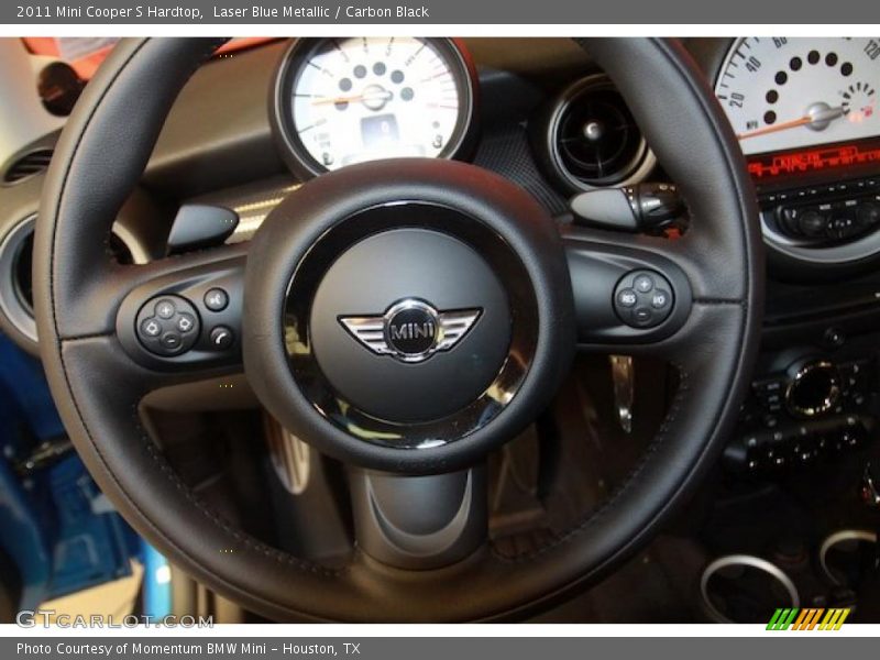 Laser Blue Metallic / Carbon Black 2011 Mini Cooper S Hardtop