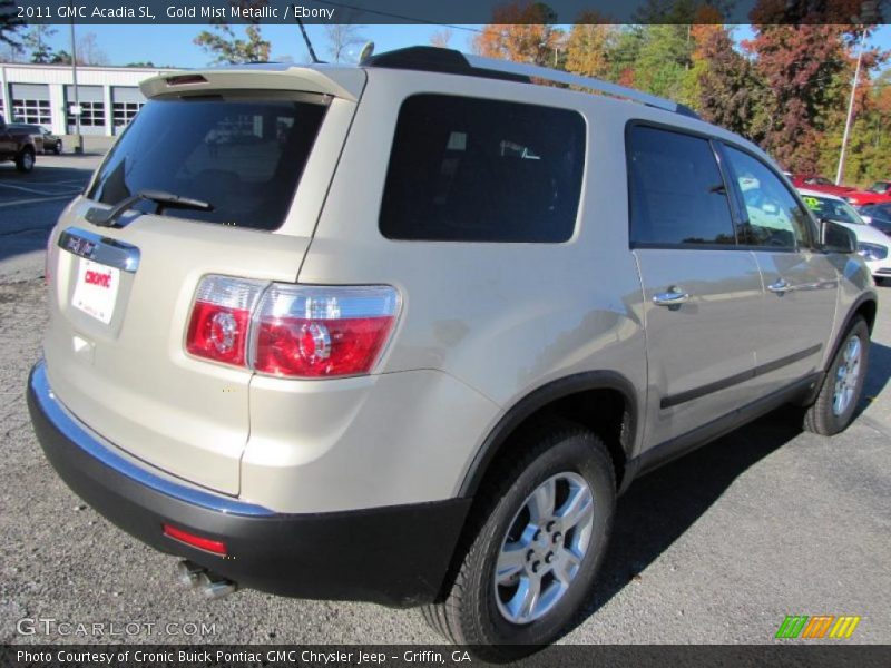  2011 Acadia SL Gold Mist Metallic
