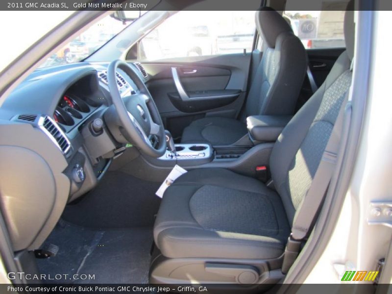  2011 Acadia SL Ebony Interior