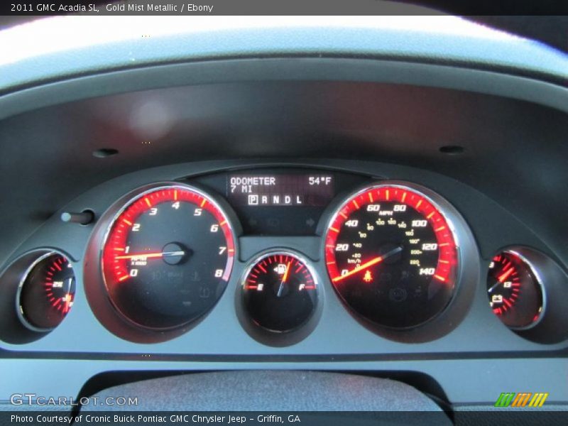  2011 Acadia SL SL Gauges