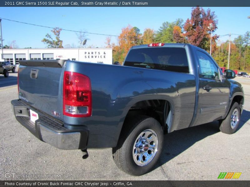 Stealth Gray Metallic / Dark Titanium 2011 GMC Sierra 1500 SLE Regular Cab