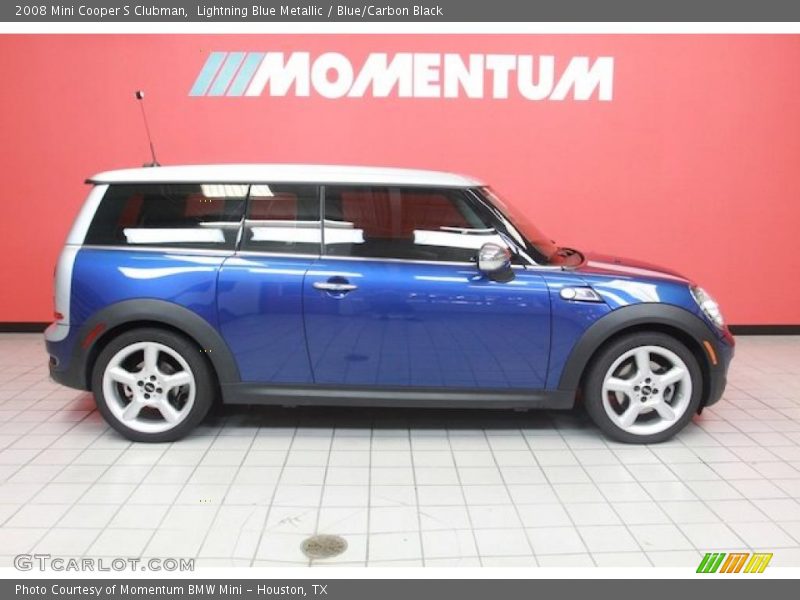 Lightning Blue Metallic / Blue/Carbon Black 2008 Mini Cooper S Clubman