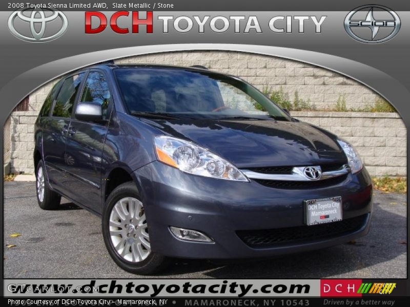 Slate Metallic / Stone 2008 Toyota Sienna Limited AWD