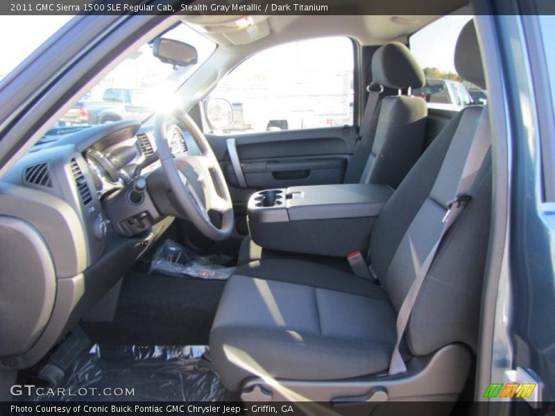  2011 Sierra 1500 SLE Regular Cab Dark Titanium Interior