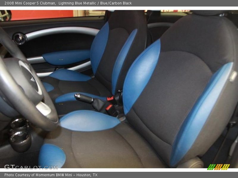 Lightning Blue Metallic / Blue/Carbon Black 2008 Mini Cooper S Clubman