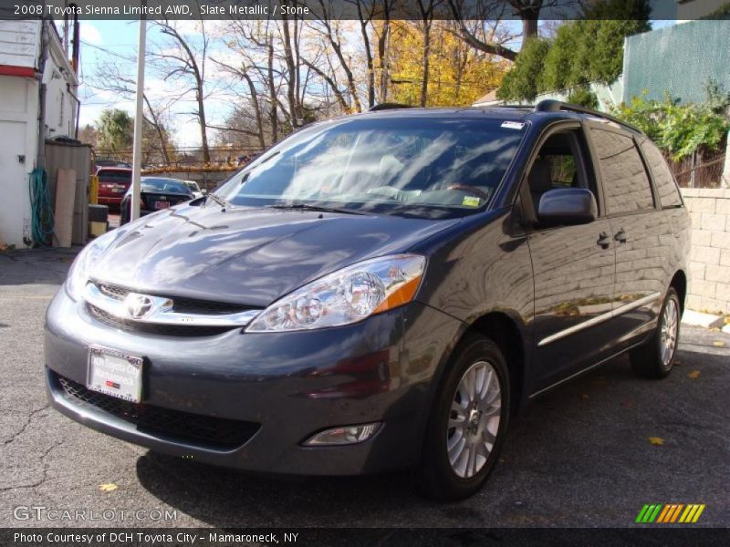 Slate Metallic / Stone 2008 Toyota Sienna Limited AWD