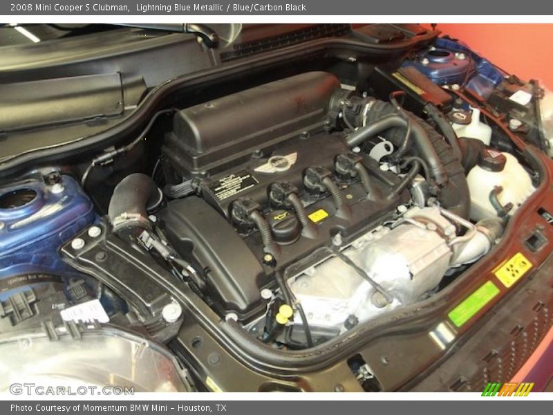 Lightning Blue Metallic / Blue/Carbon Black 2008 Mini Cooper S Clubman