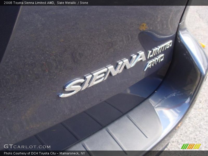 Slate Metallic / Stone 2008 Toyota Sienna Limited AWD