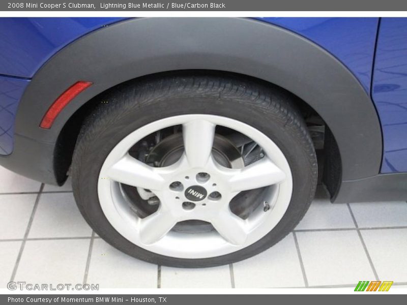Lightning Blue Metallic / Blue/Carbon Black 2008 Mini Cooper S Clubman
