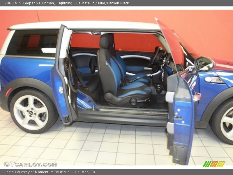 Lightning Blue Metallic / Blue/Carbon Black 2008 Mini Cooper S Clubman