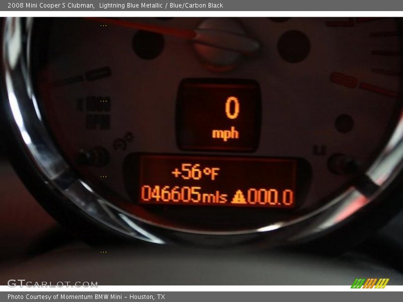 Lightning Blue Metallic / Blue/Carbon Black 2008 Mini Cooper S Clubman
