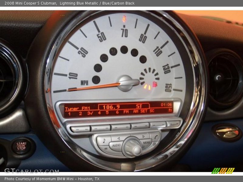 Lightning Blue Metallic / Blue/Carbon Black 2008 Mini Cooper S Clubman