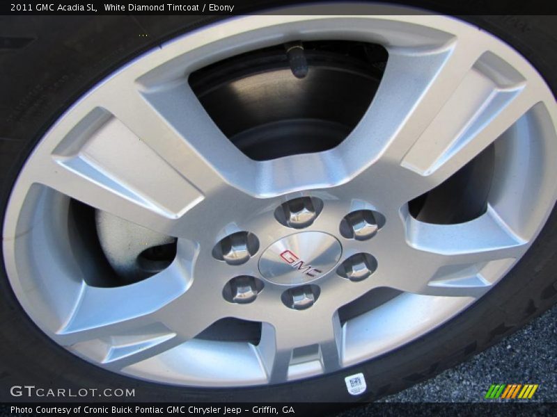 White Diamond Tintcoat / Ebony 2011 GMC Acadia SL