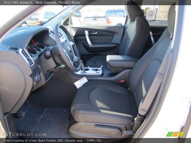 White Diamond Tintcoat / Ebony 2011 GMC Acadia SL