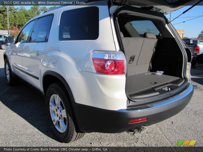 White Diamond Tintcoat / Ebony 2011 GMC Acadia SL