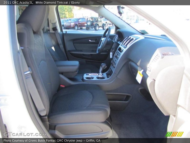 White Diamond Tintcoat / Ebony 2011 GMC Acadia SL