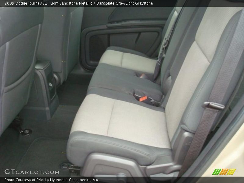 Light Sandstone Metallic / Dark Slate Gray/Light Graystone 2009 Dodge Journey SE