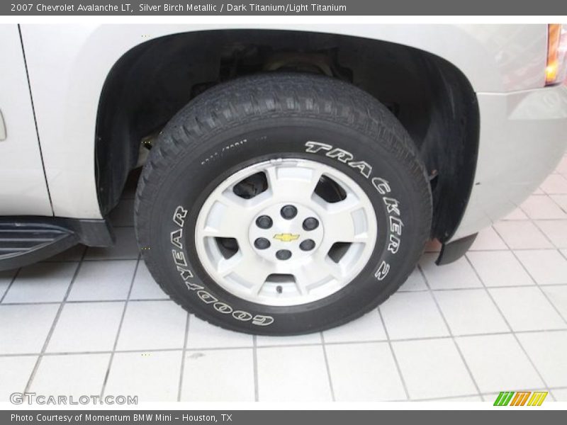 Silver Birch Metallic / Dark Titanium/Light Titanium 2007 Chevrolet Avalanche LT