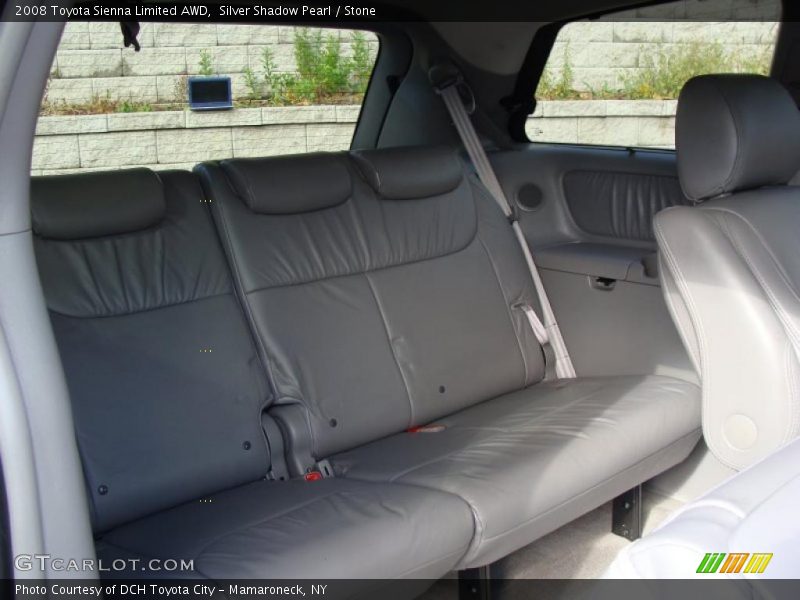 Silver Shadow Pearl / Stone 2008 Toyota Sienna Limited AWD