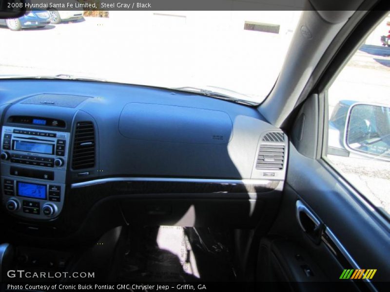 Steel Gray / Black 2008 Hyundai Santa Fe Limited