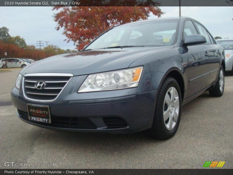 Slate Blue / Gray 2010 Hyundai Sonata GLS