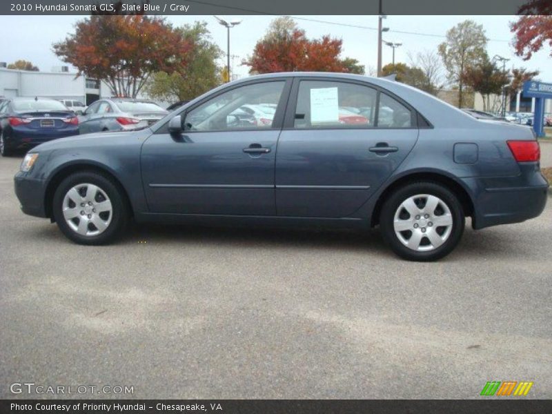 Slate Blue / Gray 2010 Hyundai Sonata GLS