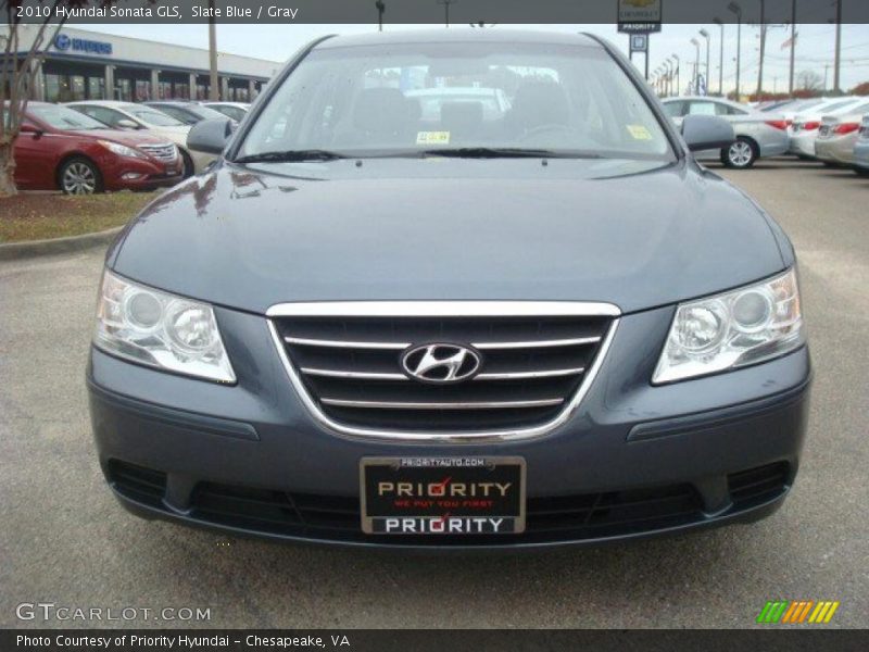 Slate Blue / Gray 2010 Hyundai Sonata GLS