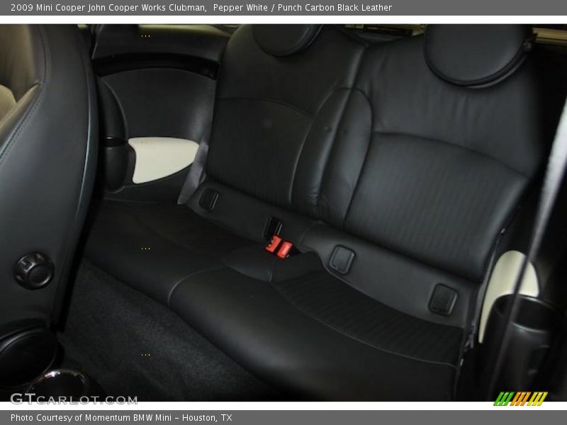  2009 Cooper John Cooper Works Clubman Punch Carbon Black Leather Interior