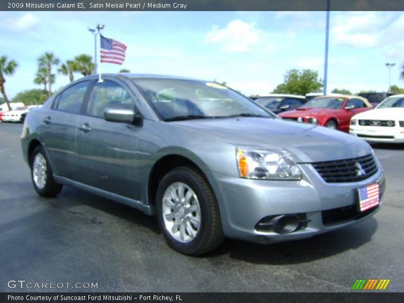 Satin Meisai Pearl / Medium Gray 2009 Mitsubishi Galant ES
