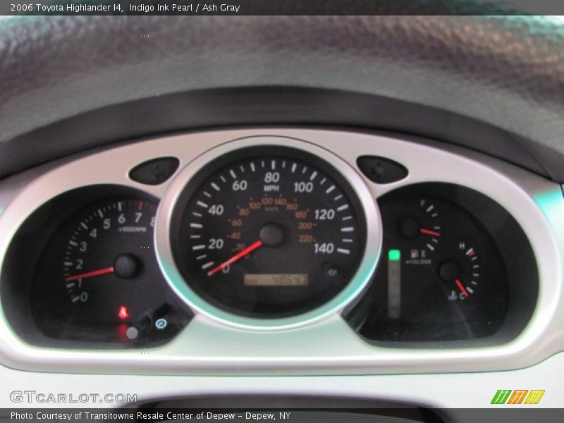 Indigo Ink Pearl / Ash Gray 2006 Toyota Highlander I4