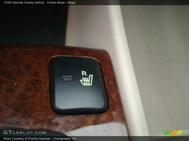 Golden Beige / Beige 2008 Hyundai Sonata Limited