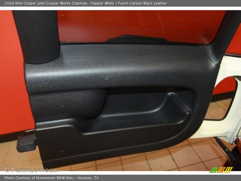 Pepper White / Punch Carbon Black Leather 2009 Mini Cooper John Cooper Works Clubman
