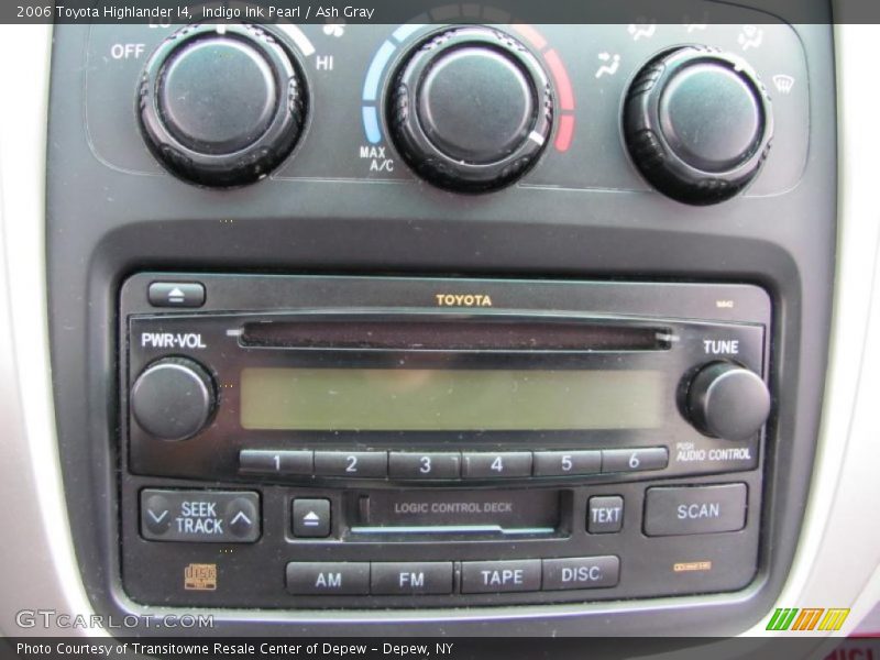 Indigo Ink Pearl / Ash Gray 2006 Toyota Highlander I4