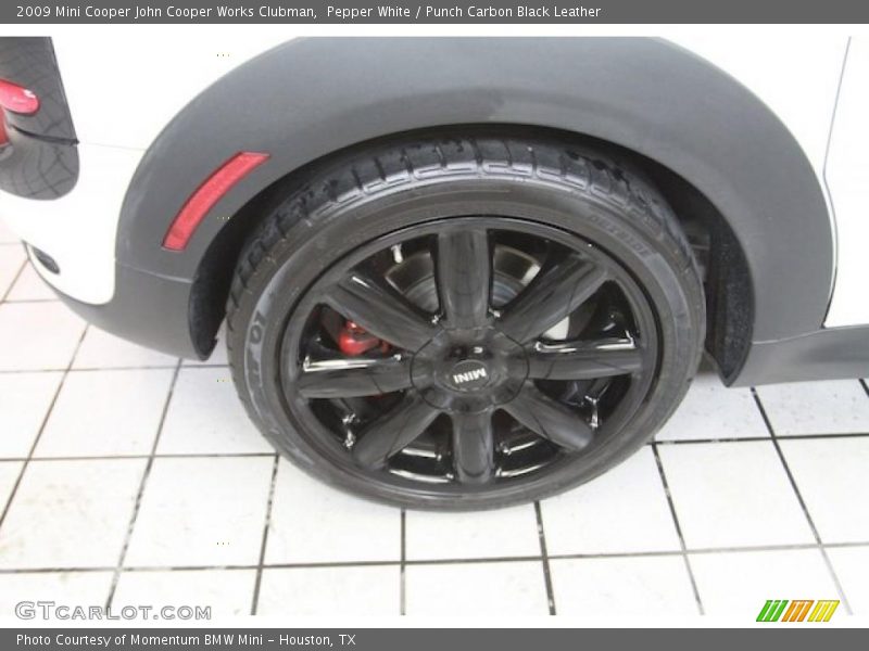 Pepper White / Punch Carbon Black Leather 2009 Mini Cooper John Cooper Works Clubman