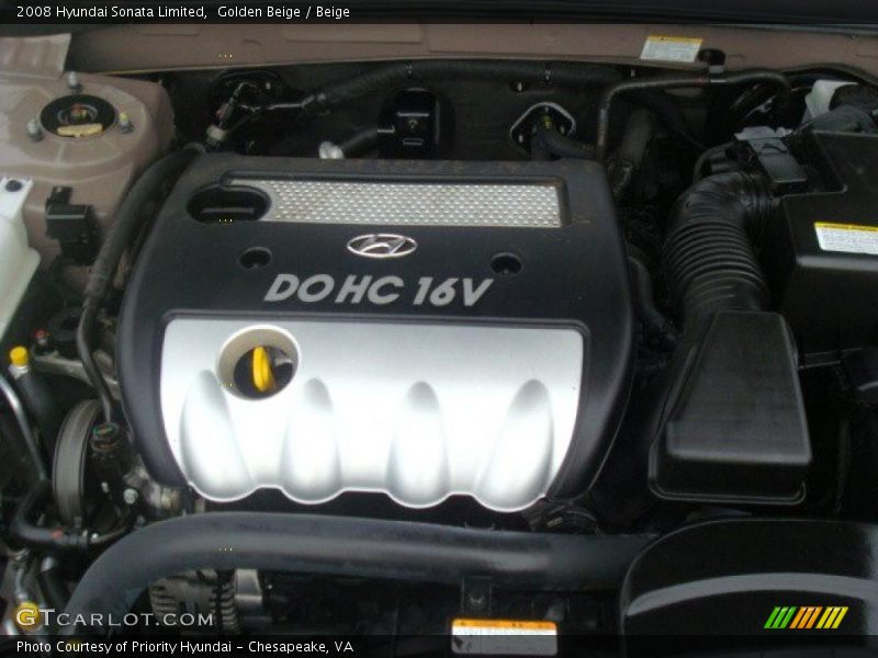 Golden Beige / Beige 2008 Hyundai Sonata Limited